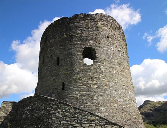 Dolbadarn Castle torn